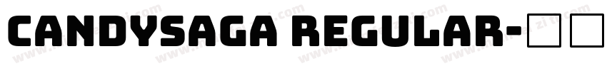CANDYSAGA regular字体转换